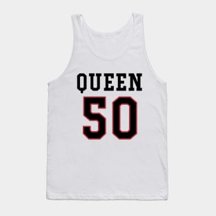 50th Birthday Gift Slab Queen 50 Tank Top